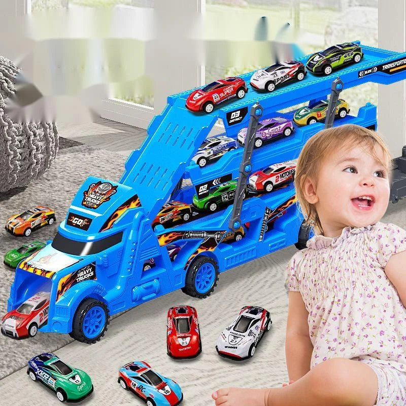 Deformation Transporter Car Toy | Educational Model for Kids | Boys & Girls Gift